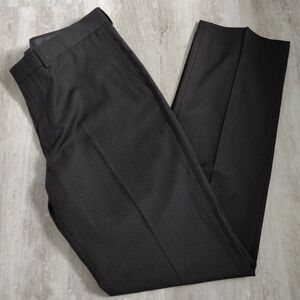 🆕 DOCKERS Men's Black Pinstripe dress Pants